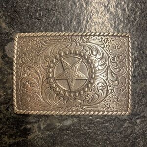 Nocona Belt Buckle with Star